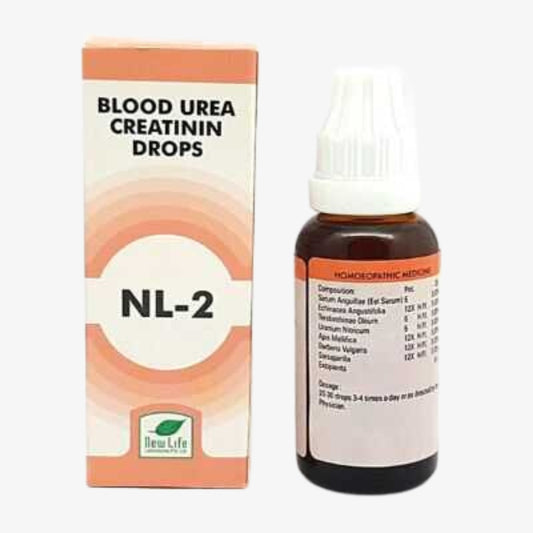 New Life NL-2 Blood Urea Creatinin Drop 30ml. - kaledawale