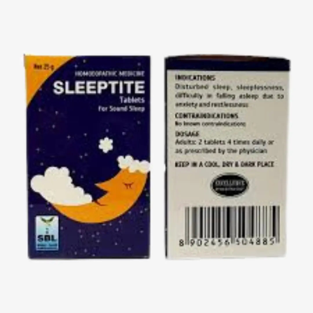 SBL SLEEPTITE TABLET 25GM - kaledawale