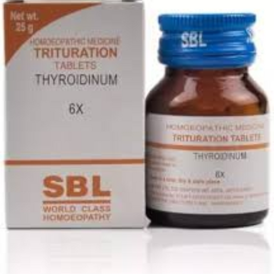 SBL THYRODINUM 6X TABLET 25GM - kaledawale