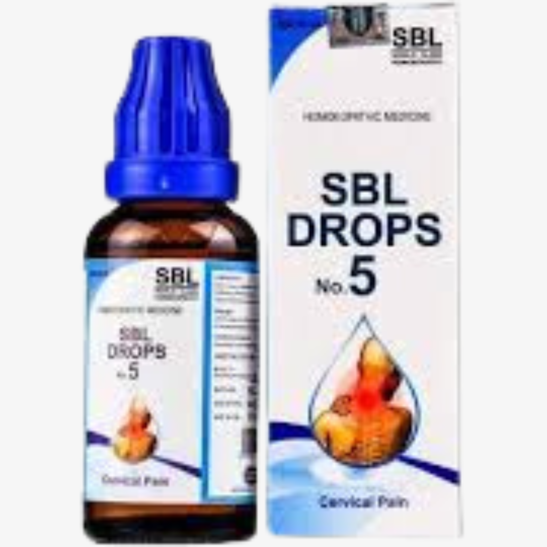 SBL DROP NO.5- CERVICAL PAIN 30ML - kaledawale