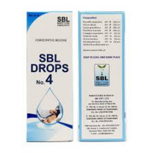 SBL DROP NO.4- BLOOD PRESSURE 30ML - kaledawale