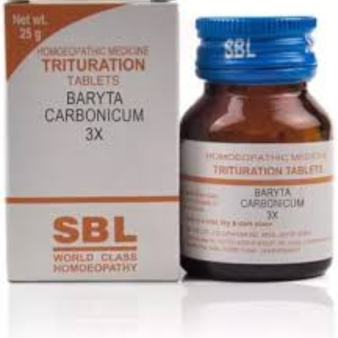 sbl BARYTA CARB. 3X TABLET 25GM - kaledawale