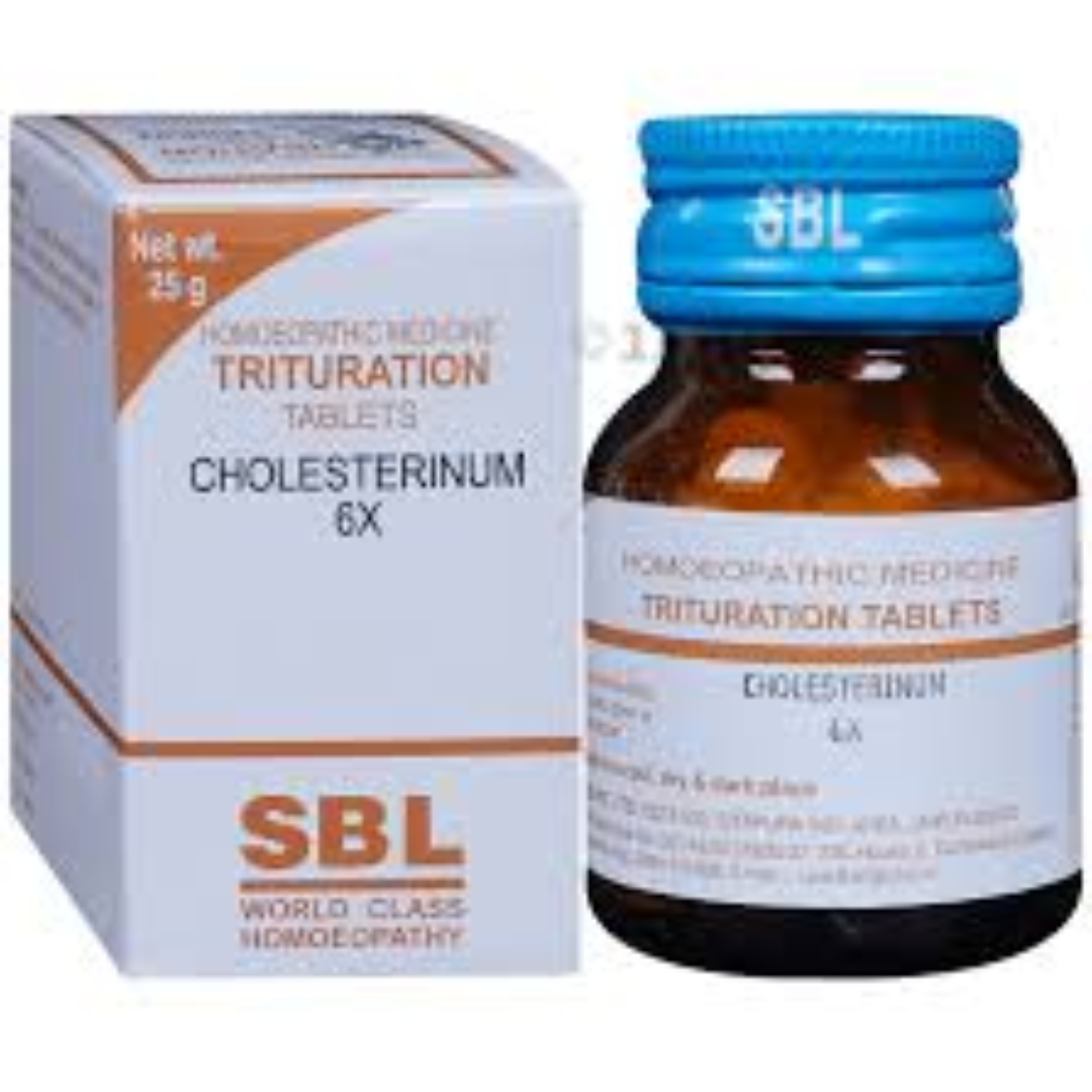 SBL COLESTERINUM 6X TABLET 25GM - kaledawale