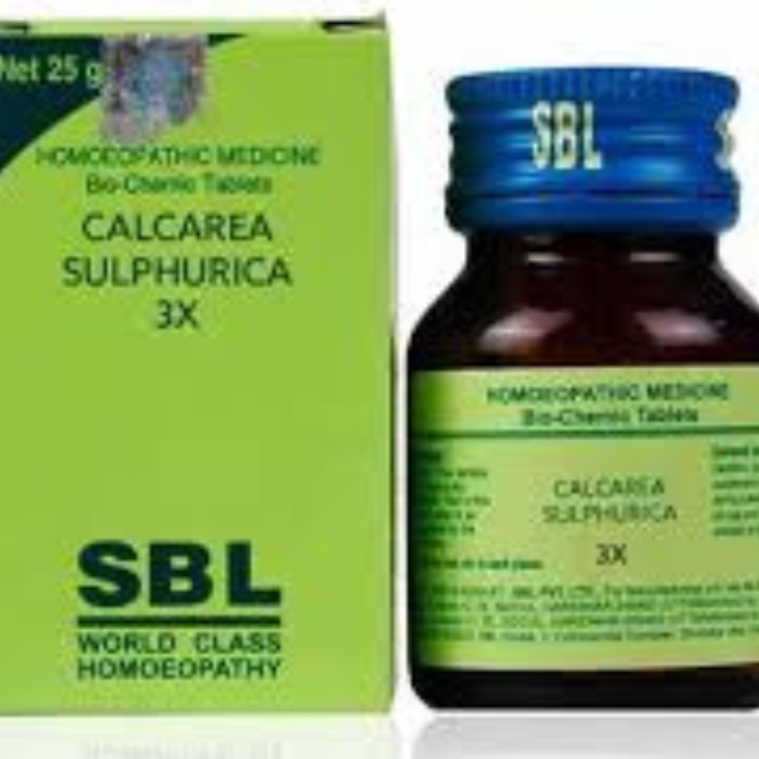 SBL CALCAREA SULPHURICA 3X 25GM. - kaledawale