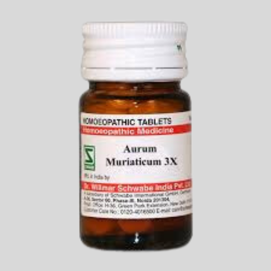 WSI AURUM MURIATICUM 3X 20GM. TABLET - kaledawale