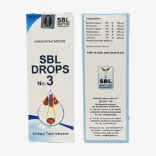 SBL DROP NO.3- URINARY TRACT INFECTION 30ML - kaledawale