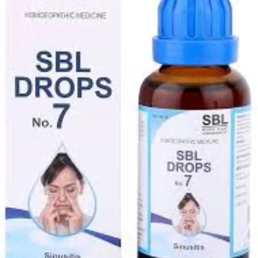 SBL DROP NO.7- SINUSITIS 30ML - kaledawale