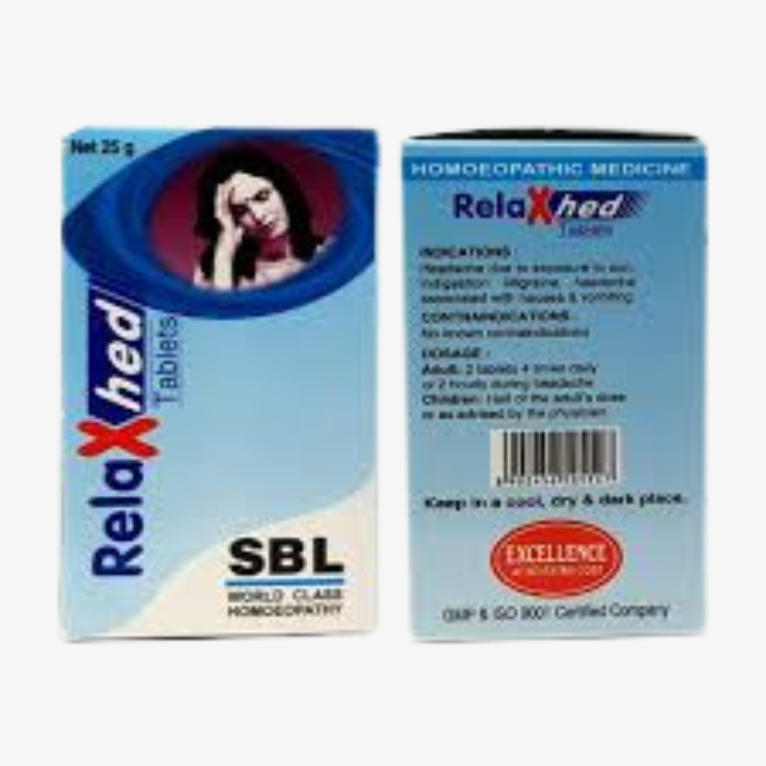 SBL RELAX HED TABLET 25GM - kaledawale